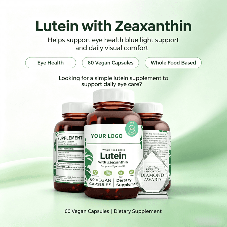 Low Moq Private Label Herbal Ingredients Lutein and Zeaxanthin Lutein Capsule Lutein Supplement for Eye Care Cheap Price