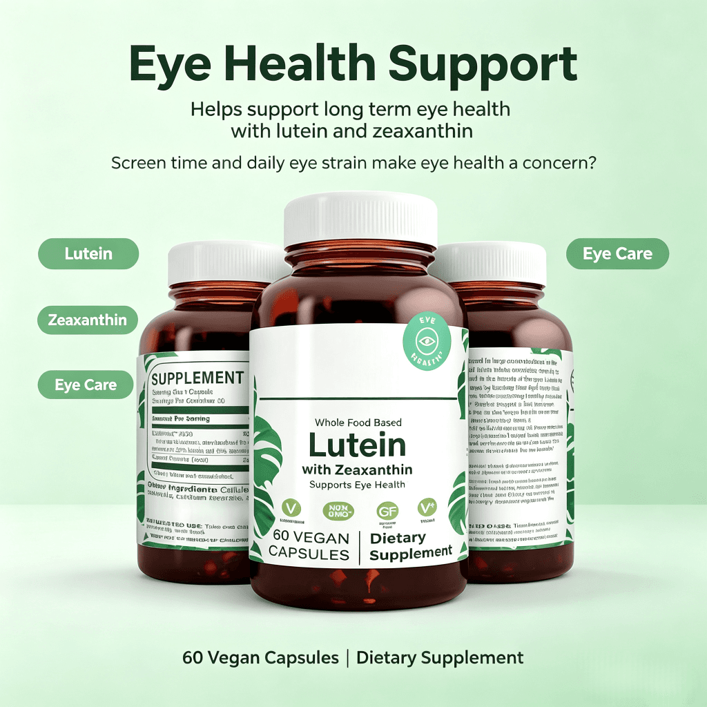 Low Moq Private Label Herbal Ingredients Lutein and Zeaxanthin Lutein Capsule Lutein Supplement for Eye Care Cheap Price