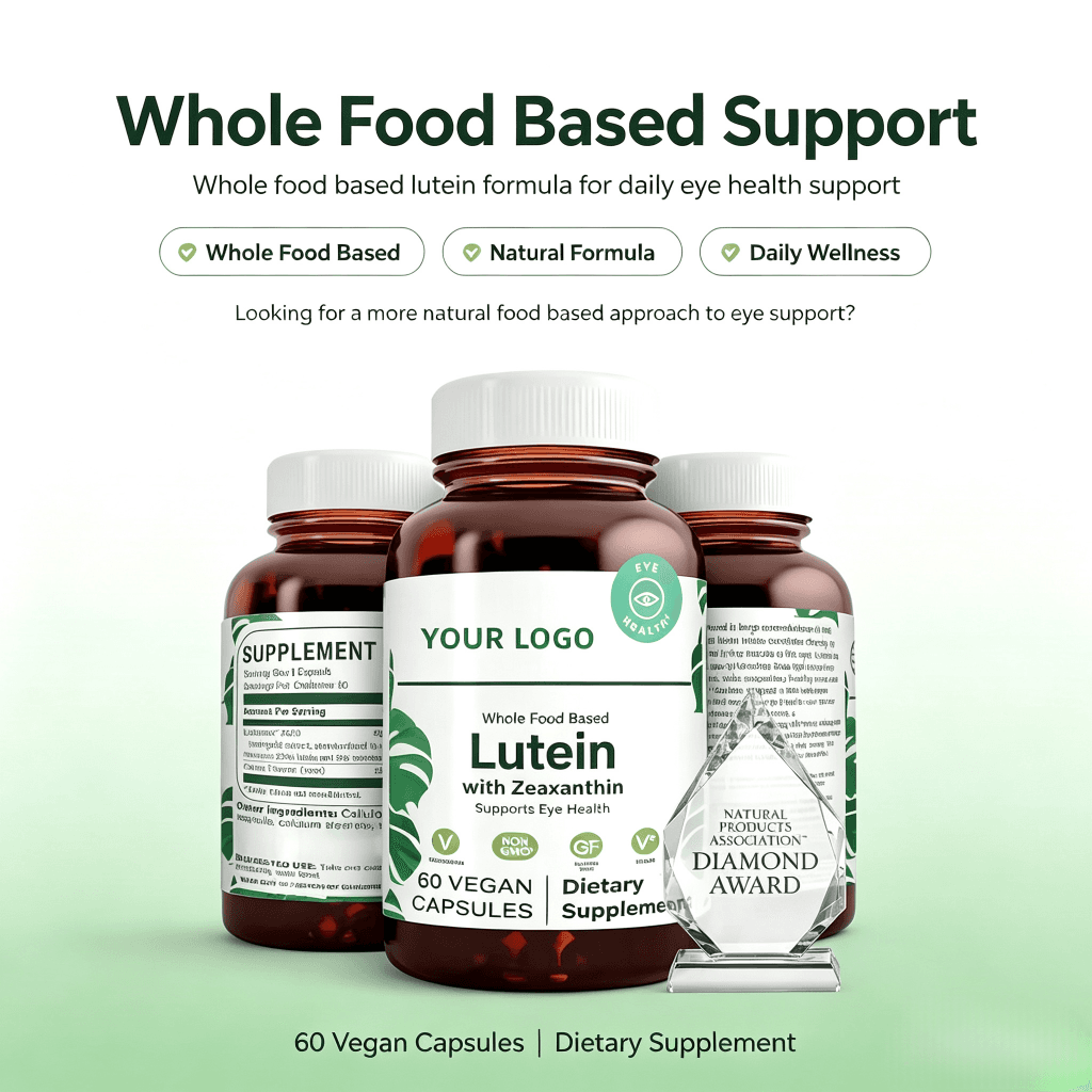 Low Moq Private Label Herbal Ingredients Lutein and Zeaxanthin Lutein Capsule Lutein Supplement for Eye Care Cheap Price
