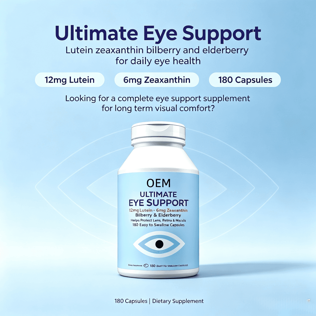 Premium Eye Care Supplement Shield Eyes From Blue Light Eye Supplements Enhance Visual Clarity for Office Workers
