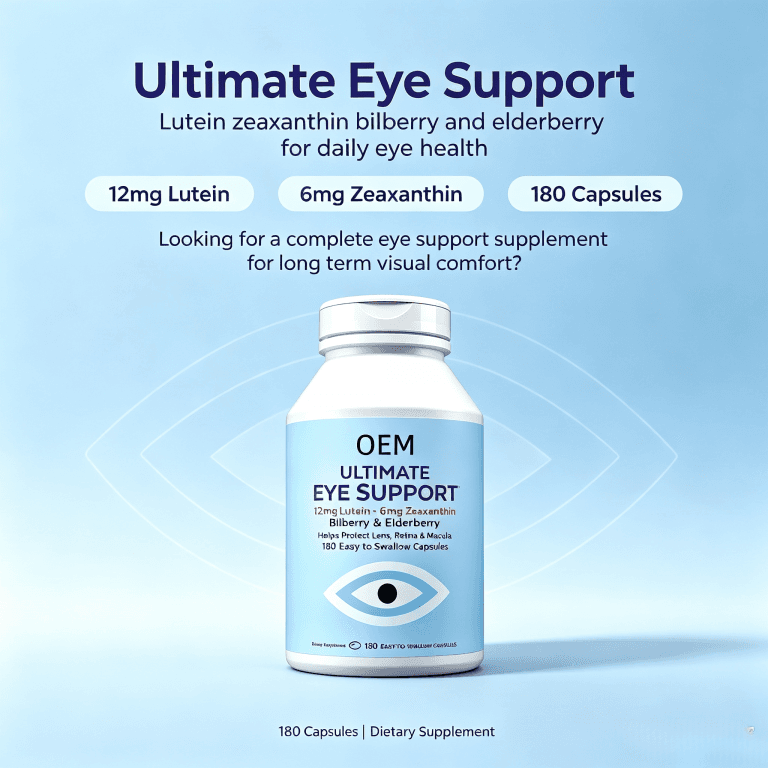Premium Eye Care Supplement Shield Eyes From Blue Light Eye Supplements Enhance Visual Clarity for Office Workers
