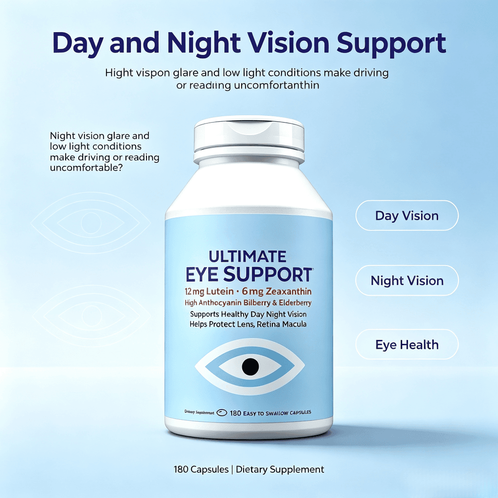 Premium Eye Care Supplement Shield Eyes From Blue Light Eye Supplements Enhance Visual Clarity for Office Workers
