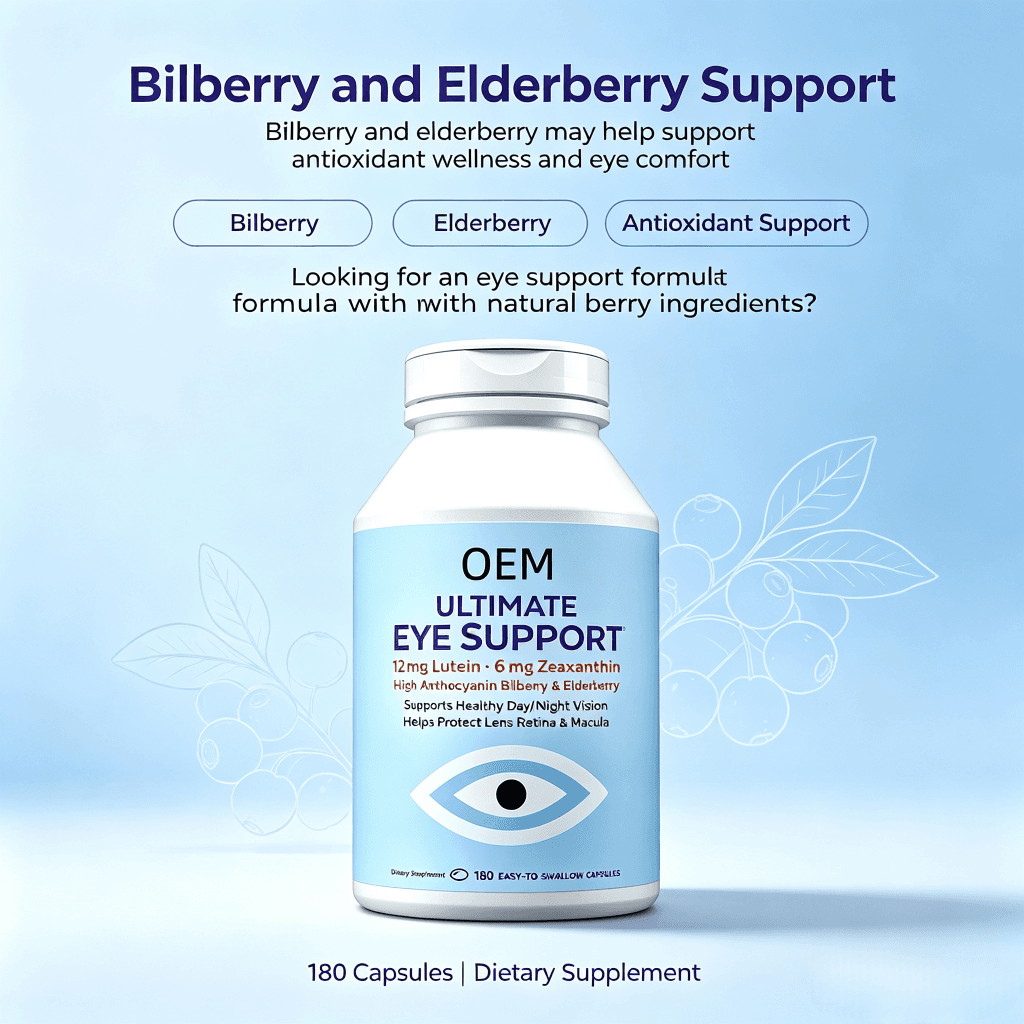 Premium Eye Care Supplement Shield Eyes From Blue Light Eye Supplements Enhance Visual Clarity for Office Workers