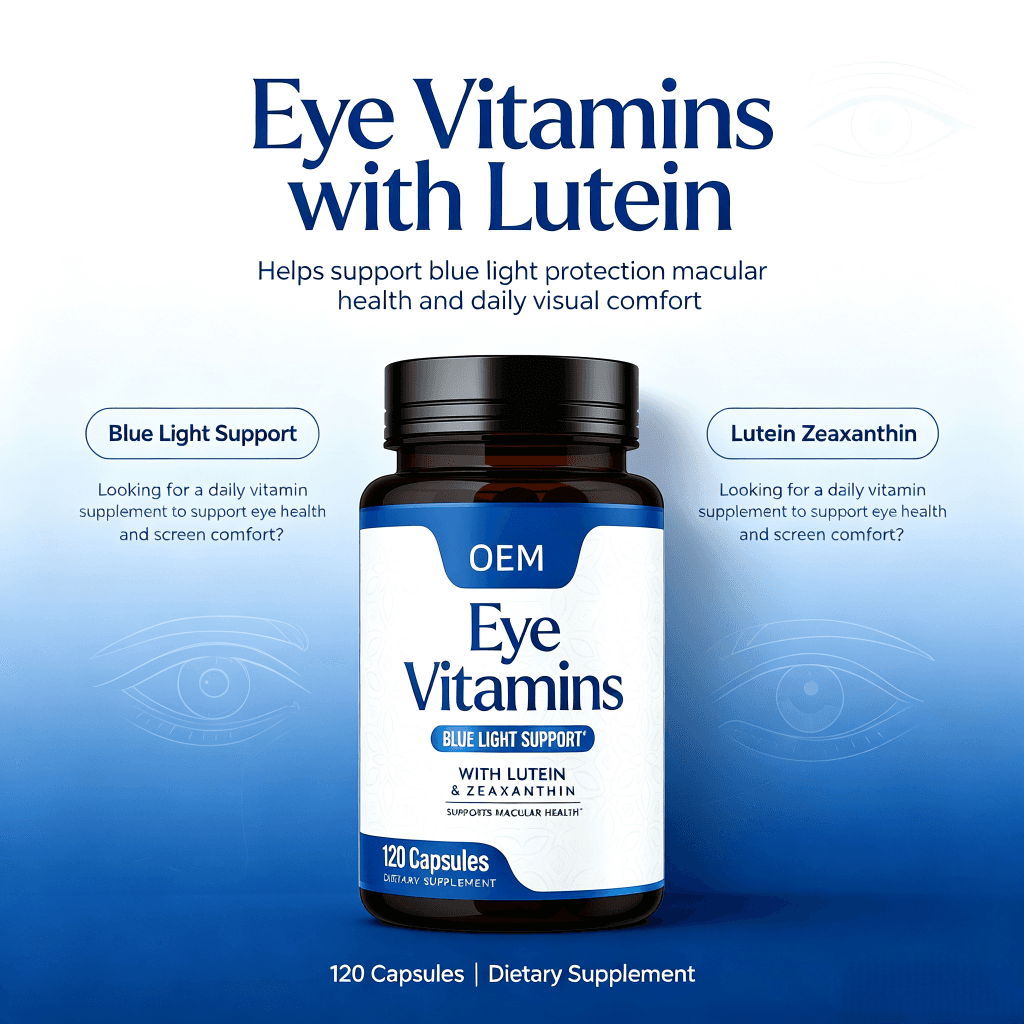 Advanced Eye Support Capsules Promote Night Vision Blue Light Protection and Overall Ocular Wellness Daily Eye Care Formula
