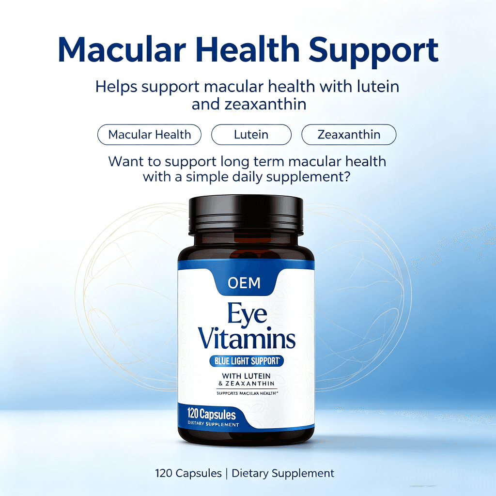 Advanced Eye Support Capsules Promote Night Vision Blue Light Protection and Overall Ocular Wellness Daily Eye Care Formula