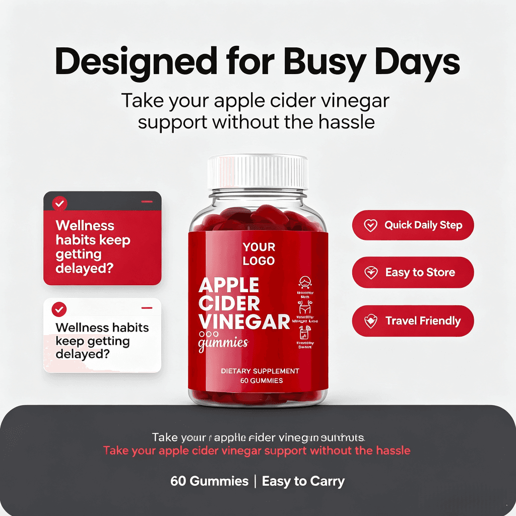 New Apple Cider Vinegar Gummies Acv Vegetarian Diet Products Healthcare Supplements Gummies Weight Control Fat Burning Gummies