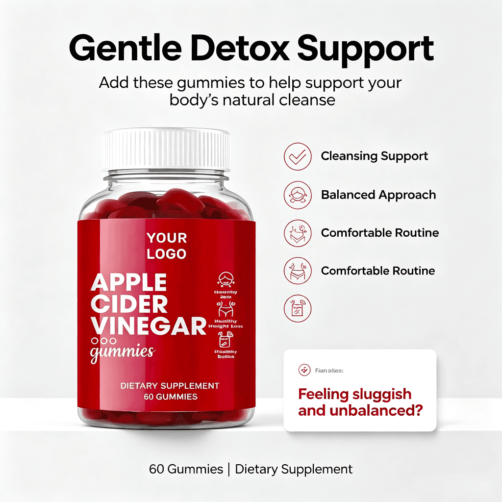 New Apple Cider Vinegar Gummies Acv Vegetarian Diet Products Healthcare Supplements Gummies Weight Control Fat Burning Gummies