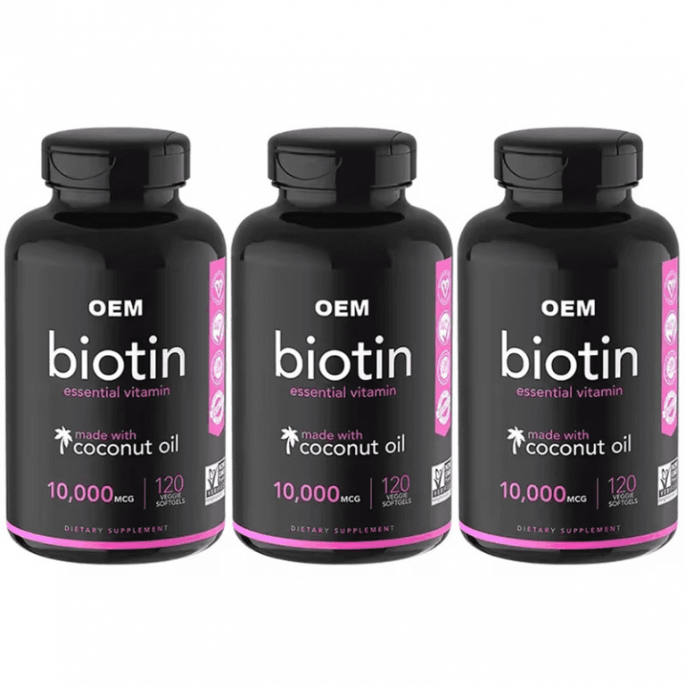 High Quality Biotin Capsules With Plant Extract Collagen and Keratin for Healthy Hair & Skin