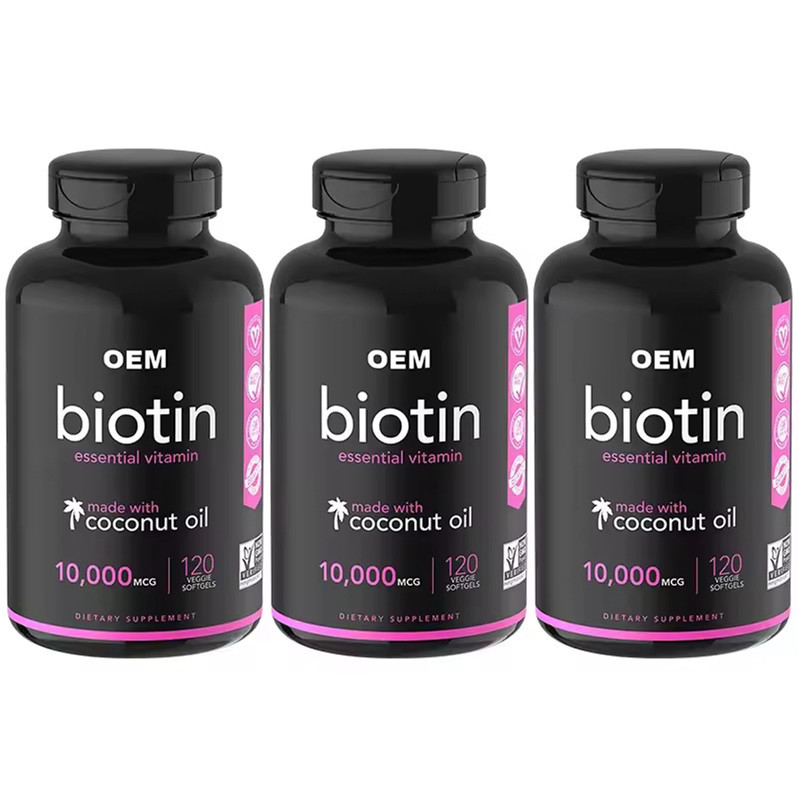 High Quality Biotin Capsules With Plant Extract Collagen and Keratin for Healthy Hair & Skin