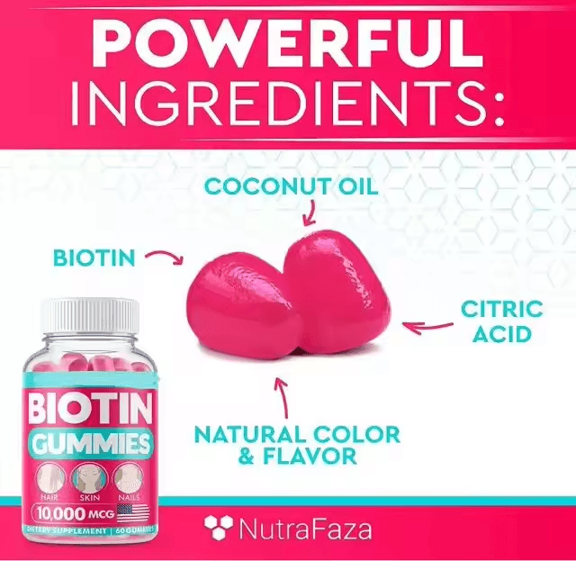 Dropshipping Private Label Vegan Biotin Collagen Gummies Hair Skin Nails Supplement With High Vitamin Content