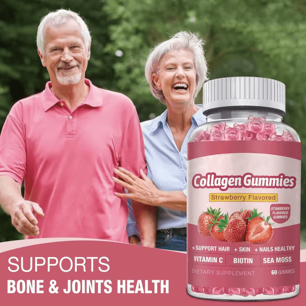 Vitamin C Elderberry Biotin Apple Cider Collagen Turmeric Green Tea Ashwagandha Fruit Sea Moss Sweet Gummy Bear Hair Vitamins