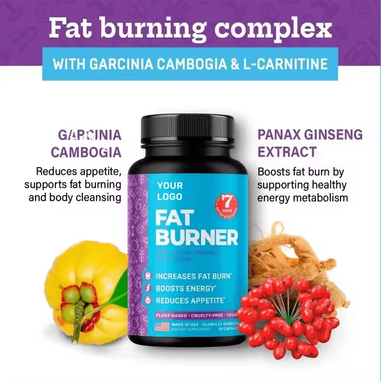 Hot Selling Fat Burner with Garcinia Cambogia& L-Camitine Weight Loss Capsules