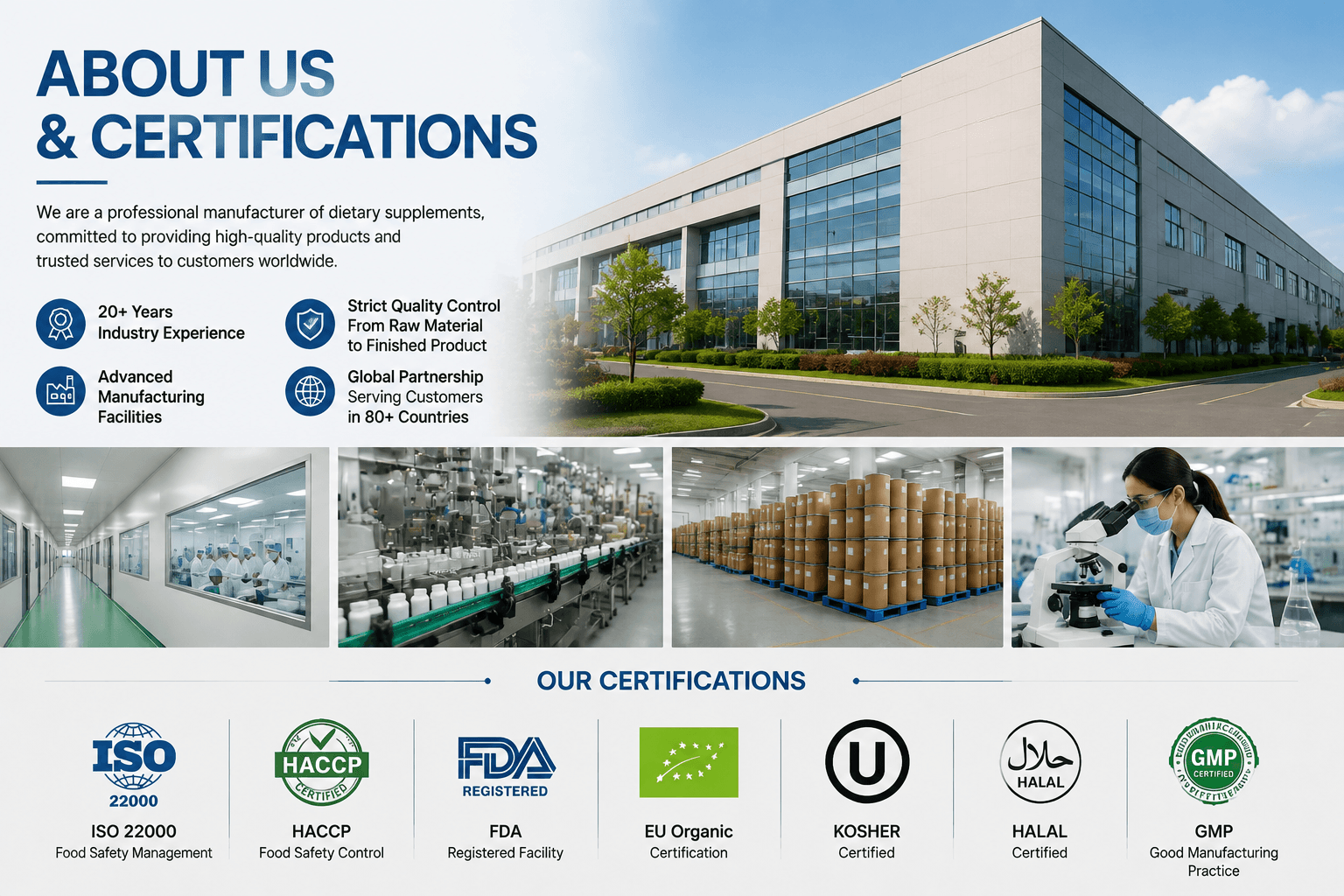 About Us & Certifications