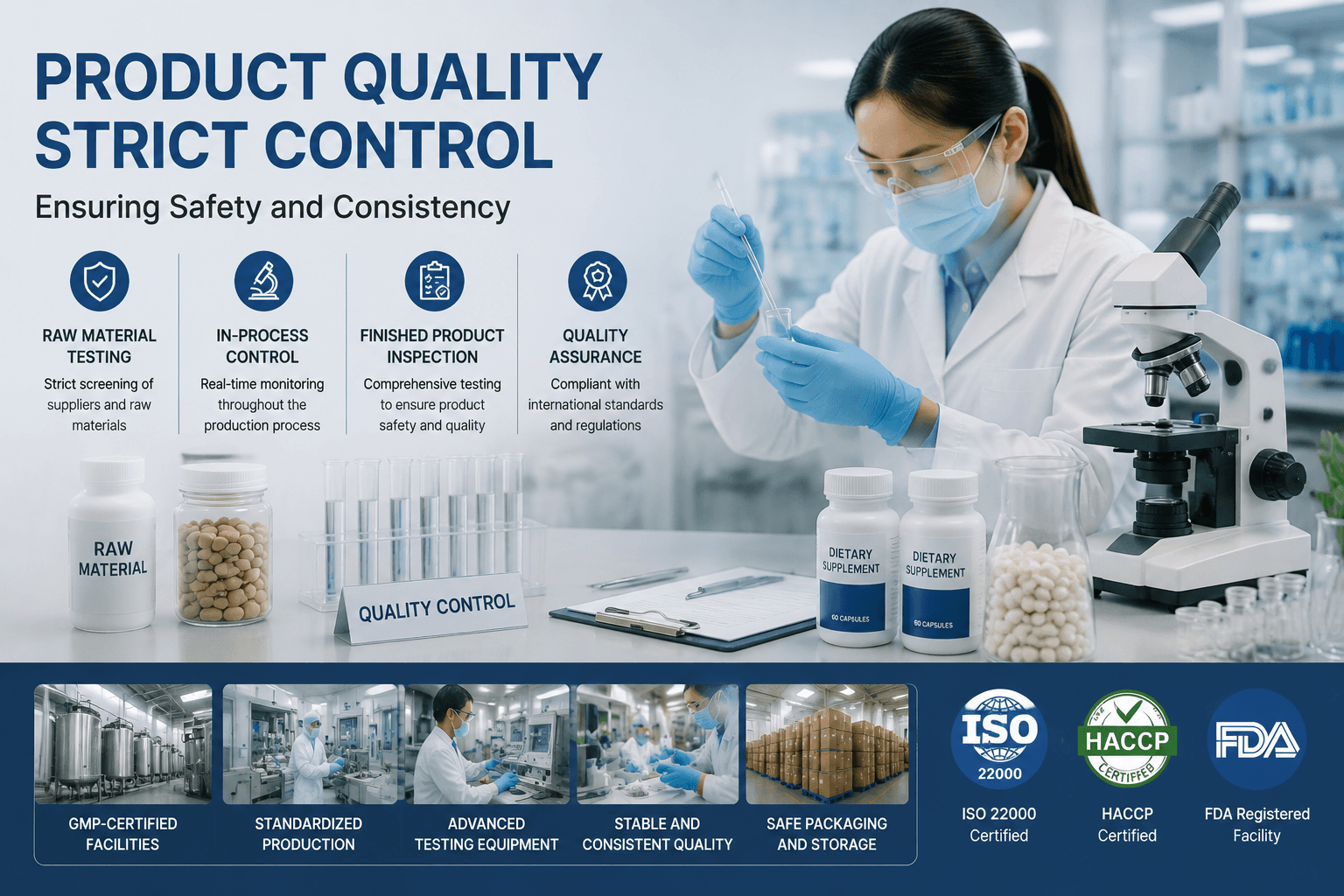 Product Quality Strict Control: Ensuring Safety and Consistency