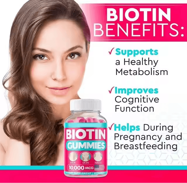 Dropshipping Private Label Vegan Biotin Collagen Gummies Hair Skin Nails Supplement With High Vitamin Content