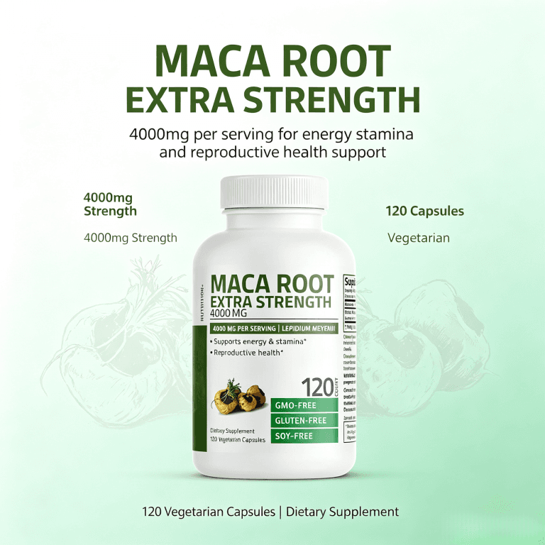 High Quality 4000mg Black Maca Root Capsules Ashwagandha Extract Herbal Supplement for Men Energy Support Adult Use 2 Year Shelf
