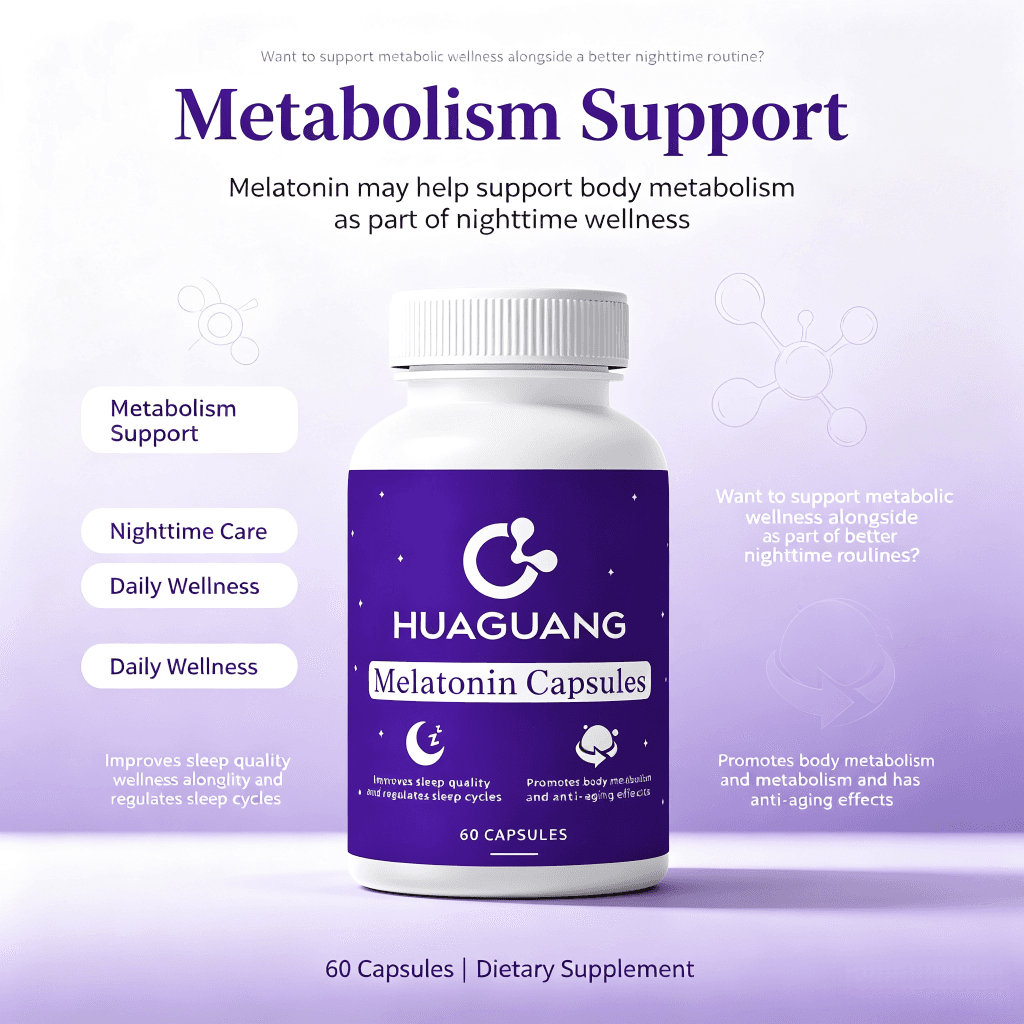 Hot Sale Theanine Capsules Sleep& Memory Support Adult Natural Melatonin Capsules Sleep Aid 2 Capsules Daily