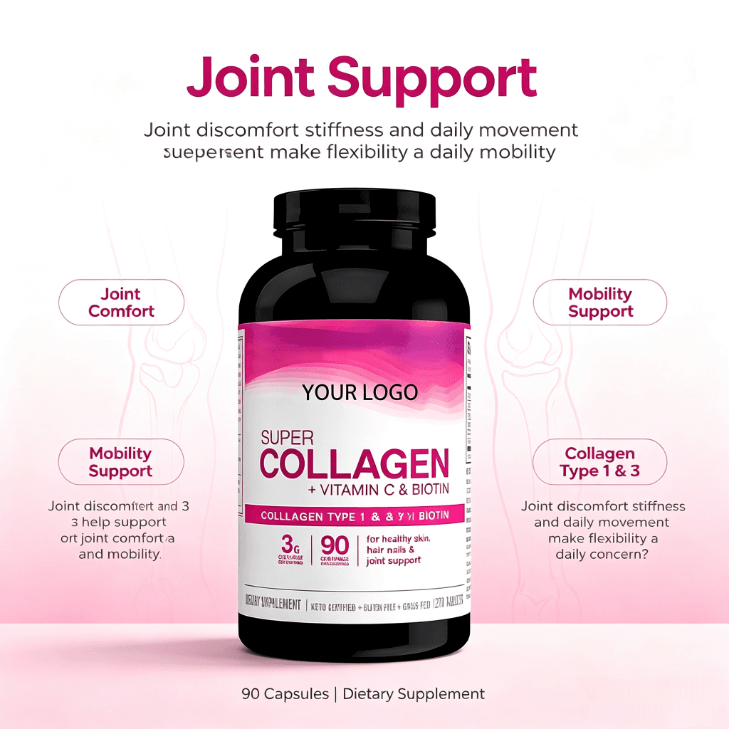 2025 Best Selling Products Oem Powerful Skin Whitening Collagen Vitamins Capsules