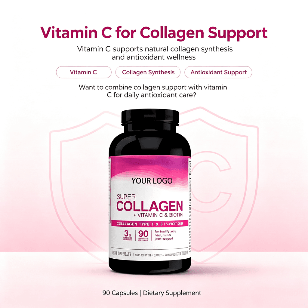 2025 Best Selling Products Oem Powerful Skin Whitening Collagen Vitamins Capsules
