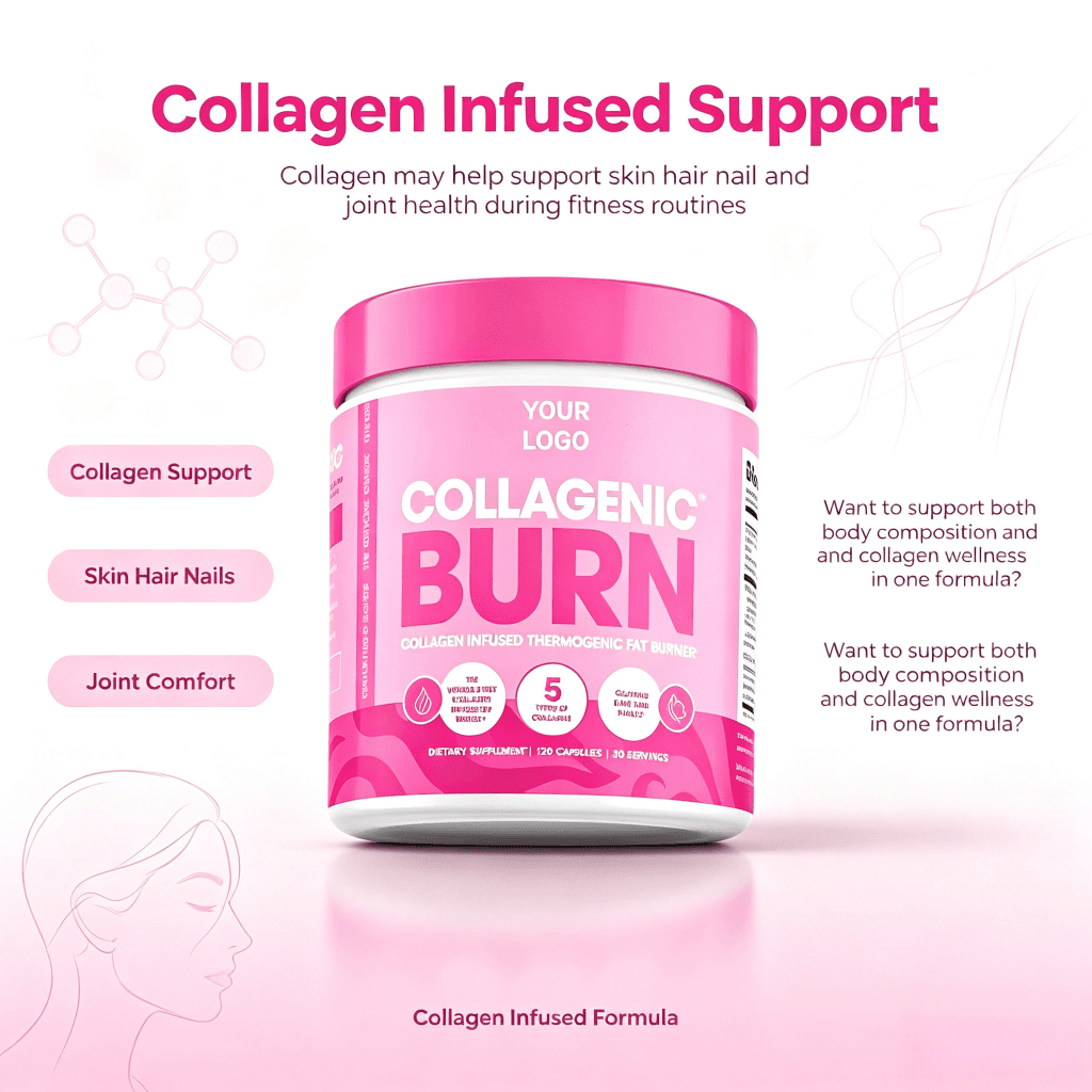 High Quality Collagen Capsule 100% Organic Skin Whitening Collagen Vitamin C Collagen Pills for Women