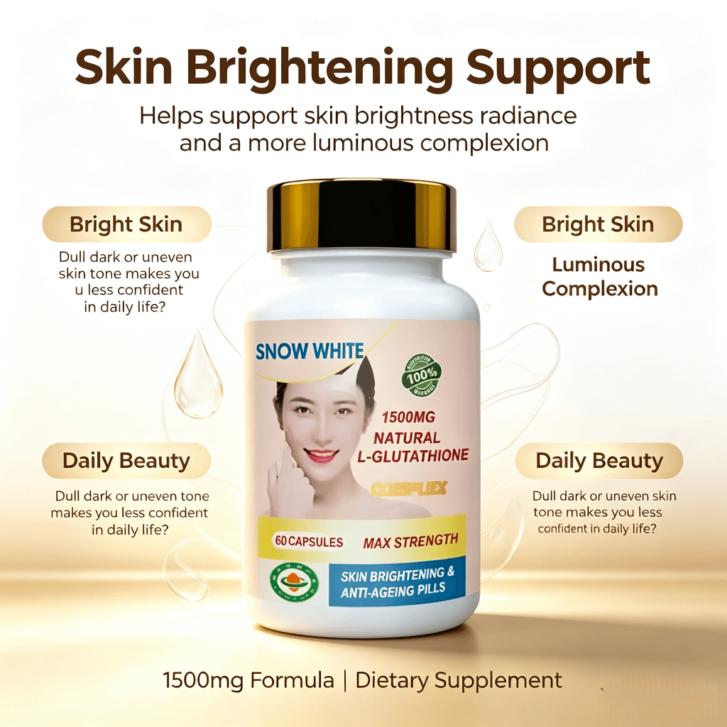 New Arrival Skin Whitening Capsules Glutathione Vitamin C Collagen Supplement Antioxidant Rich Vegan Capsules for Adult