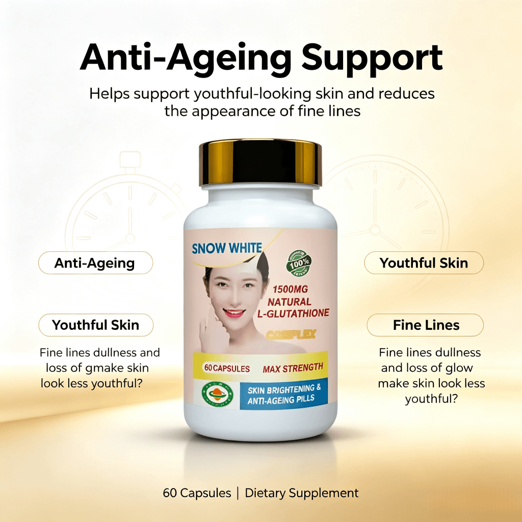New Arrival Skin Whitening Capsules Glutathione Vitamin C Collagen Supplement Antioxidant Rich Vegan Capsules for Adult