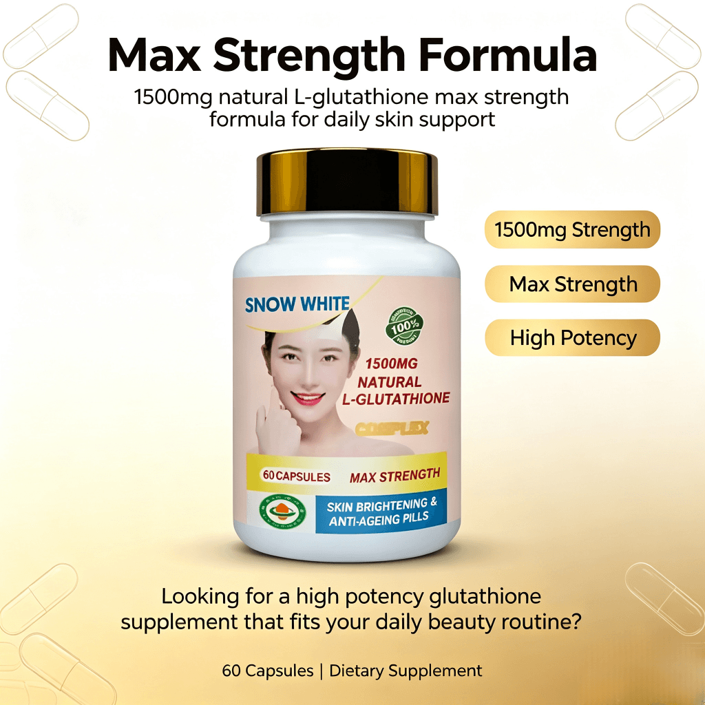 New Arrival Skin Whitening Capsules Glutathione Vitamin C Collagen Supplement Antioxidant Rich Vegan Capsules for Adult