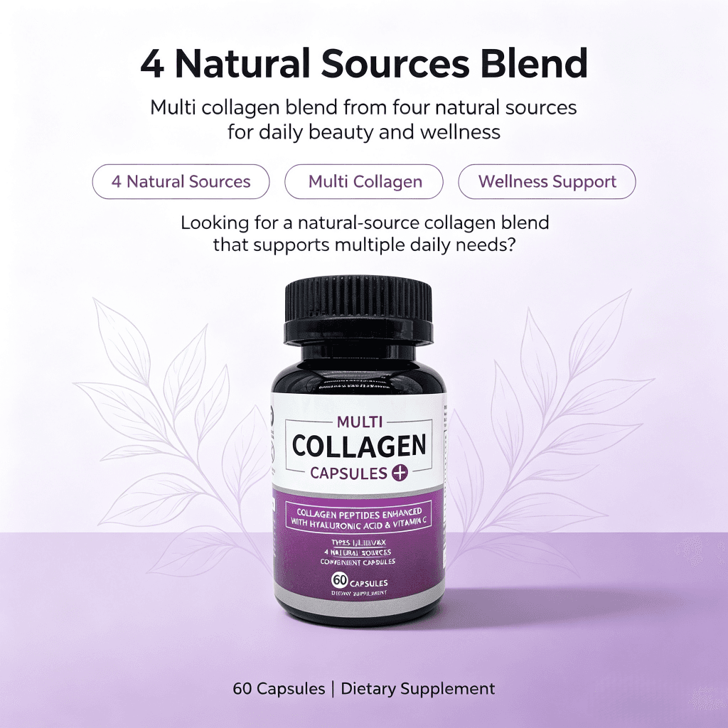 White Label Collagen Capsules 5 Types Multi Collagen Complex Capsules Hair Skin Nails Beauty Support