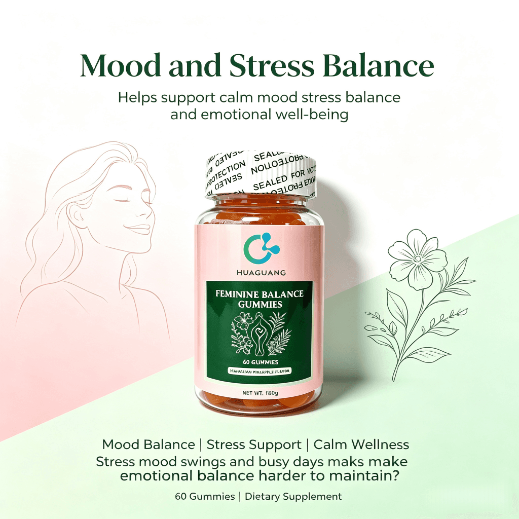 High Quality Hormonal Balance and Pms Gummies Vegan Premium Feminine Hormonal Balance Supplement for Women Gummy