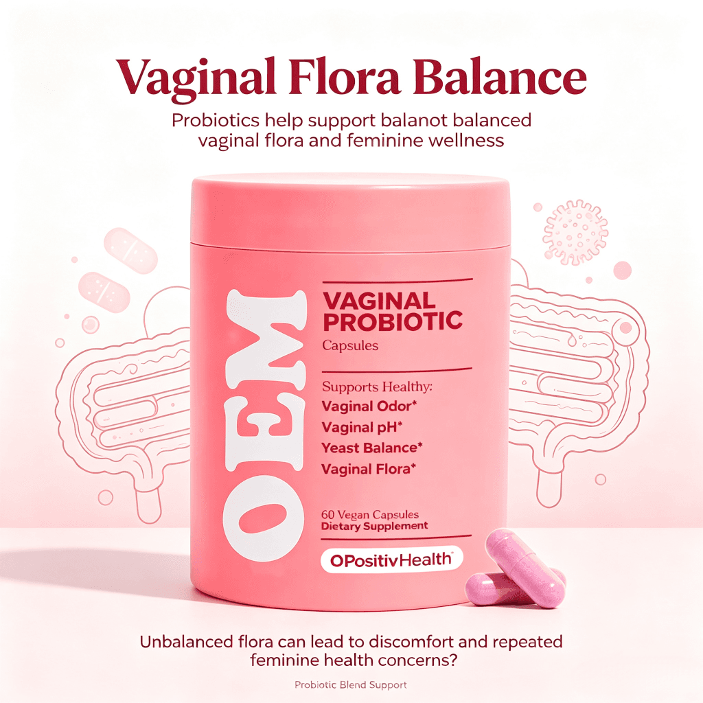 High Purity Menopause Probiotics Capsules for Women With Cranberry D-mannose Promotes Digestive Keep Health