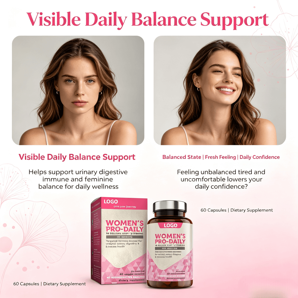 Hot Sale Probiotic Prebiotic Capsules Digestive Enzyme Probiotics Supplements 50 Billion Cfu Vegan Women's Probiotic Capsule