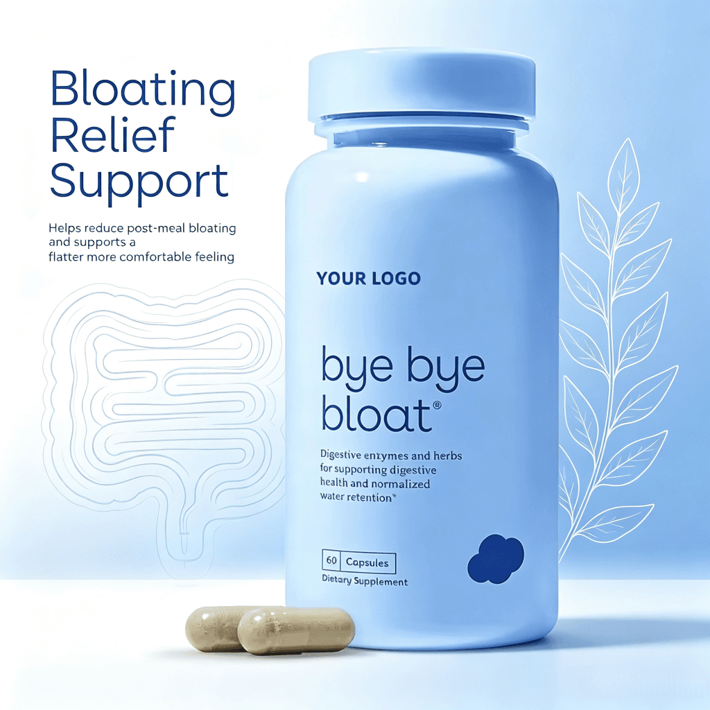 Prebiotic Digestive Enzymes Capsules Promote Digestion Cleaning Detoxification 60 Capsules Vitamin 2 Year Shelf Life Private