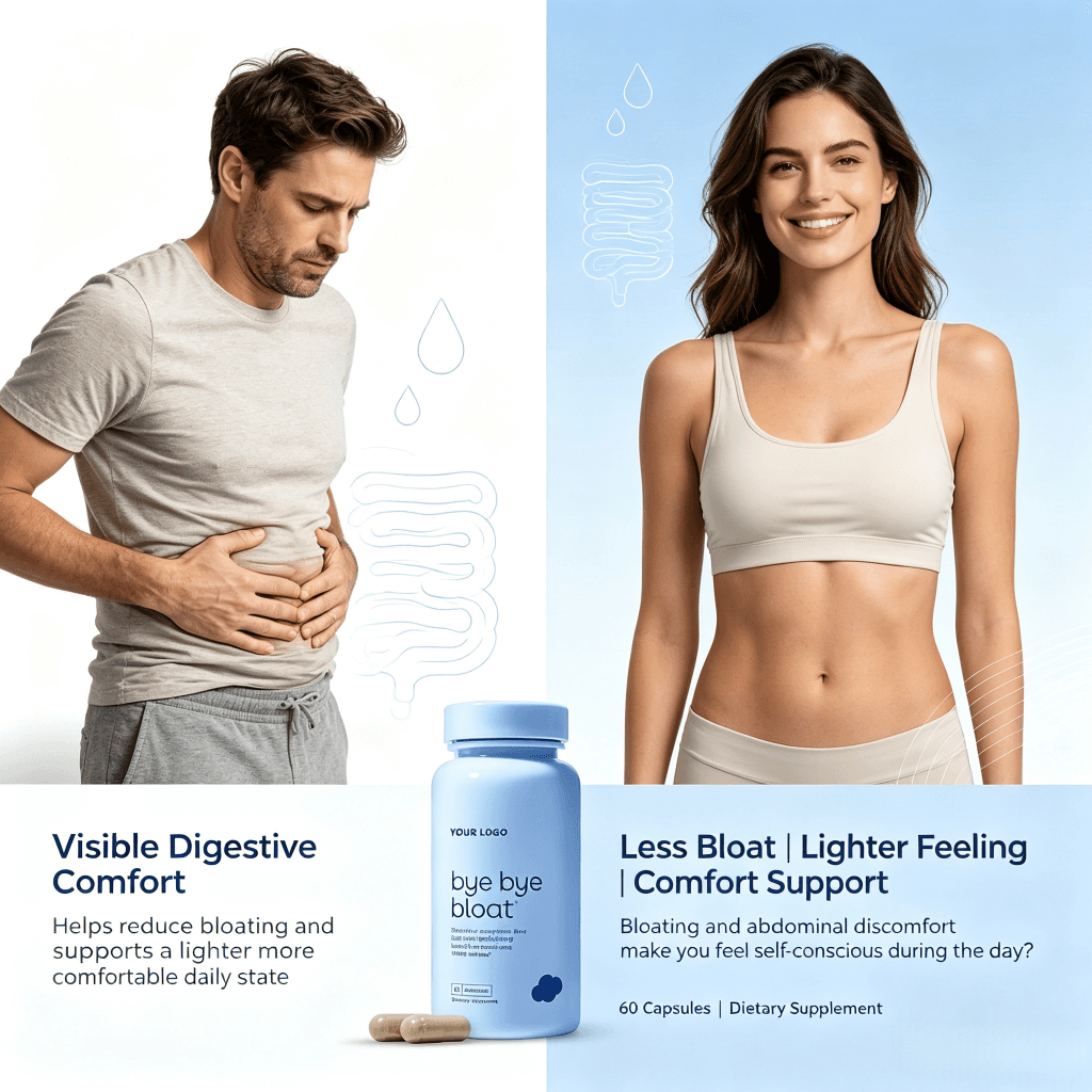 Prebiotic Digestive Enzymes Capsules Promote Digestion Cleaning Detoxification 60 Capsules Vitamin 2 Year Shelf Life Private