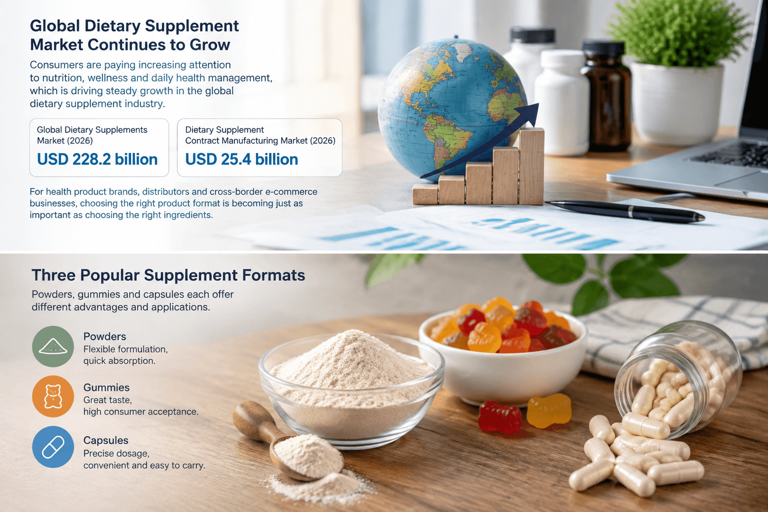 Dietary Supplement Industry Trends: Why Powders, Gummies and Capsules Are Gaining Attention from Health Brands