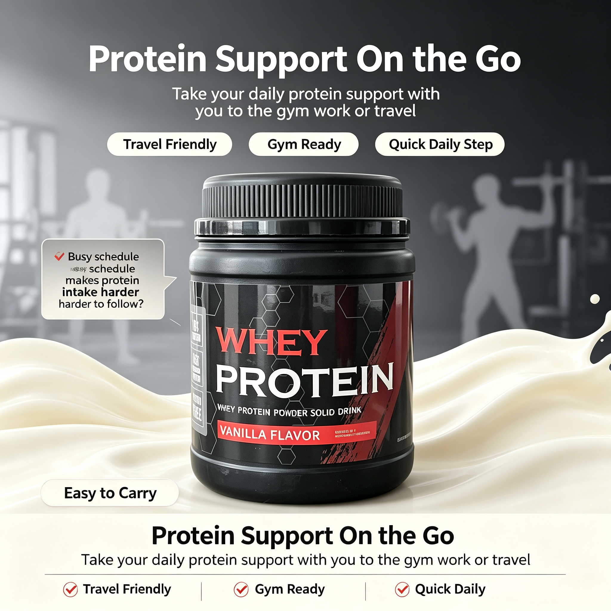 Whey Protein Powder 2kg Chocolate Oem Premium Body Nutrition New Improved Flavour Supplement Training Men Women Drink