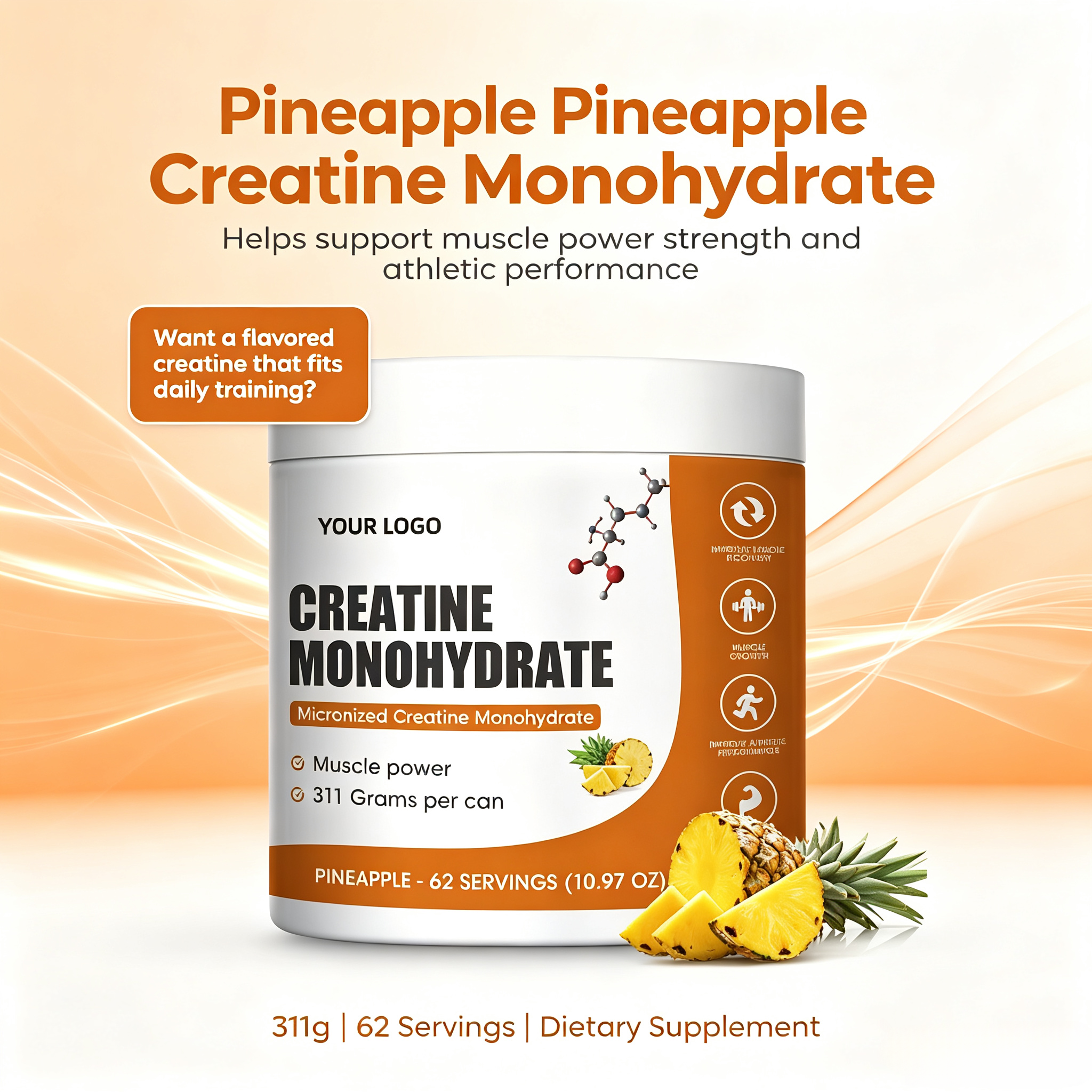 Bulk Creatina Hcl Monohydrate 500g Pre Workout Supplements Pure Gold Bcaa Wholesale Powder Creatine