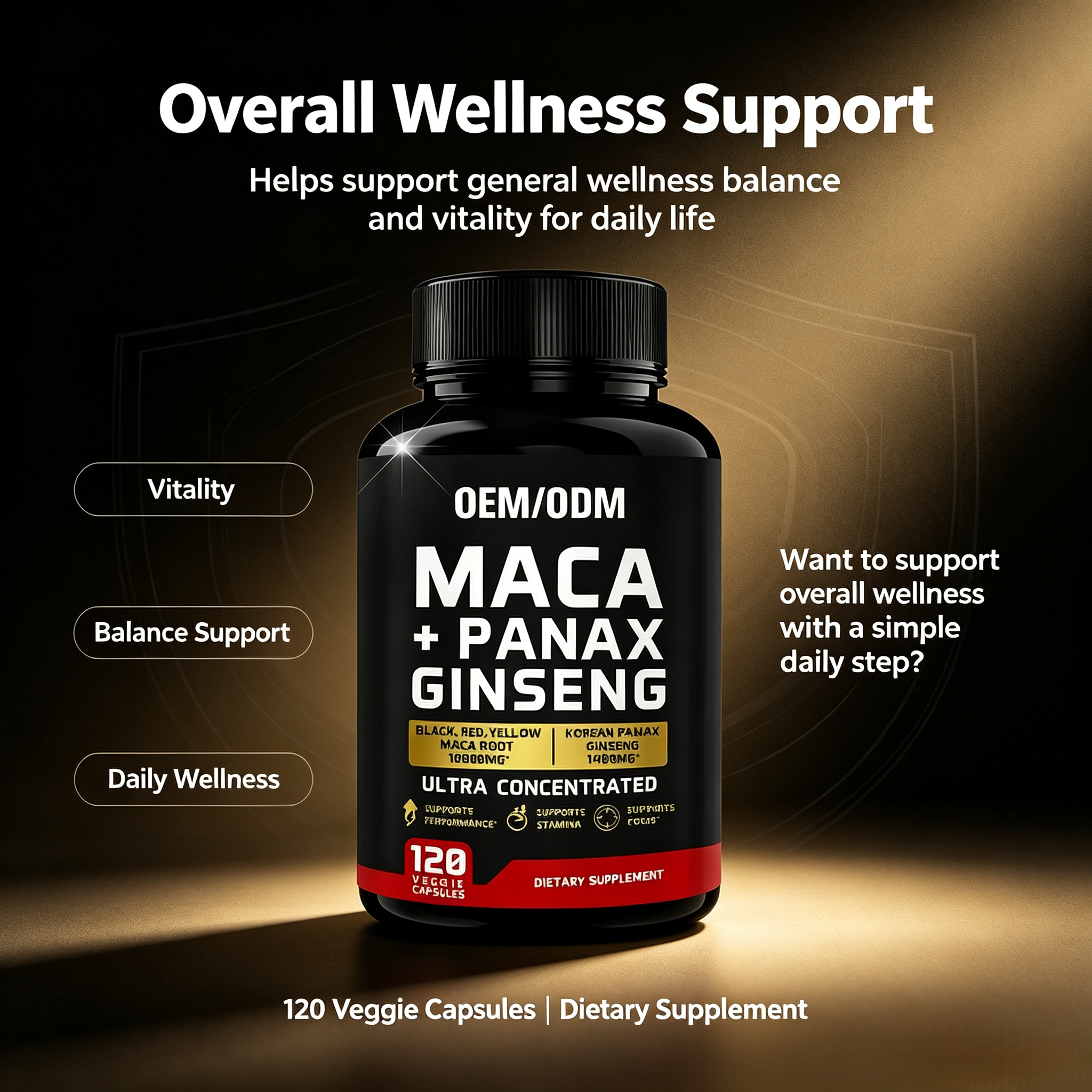 2025 New European Black Maca Root Powder Powerful Capsule Men's Male Enhancement Capsules